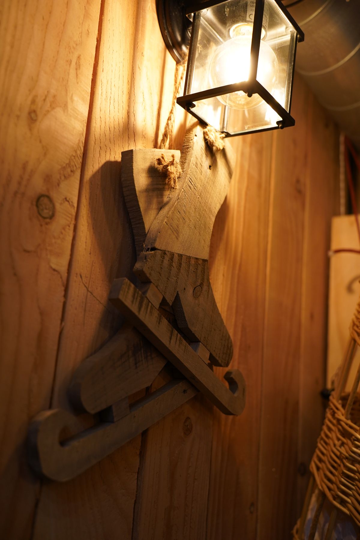 Décor en bois du chalet